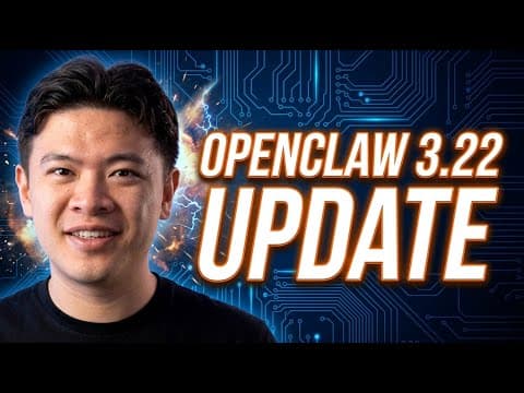NEW OpenClaw Updates are HUGE! (3.22 + 3.23)